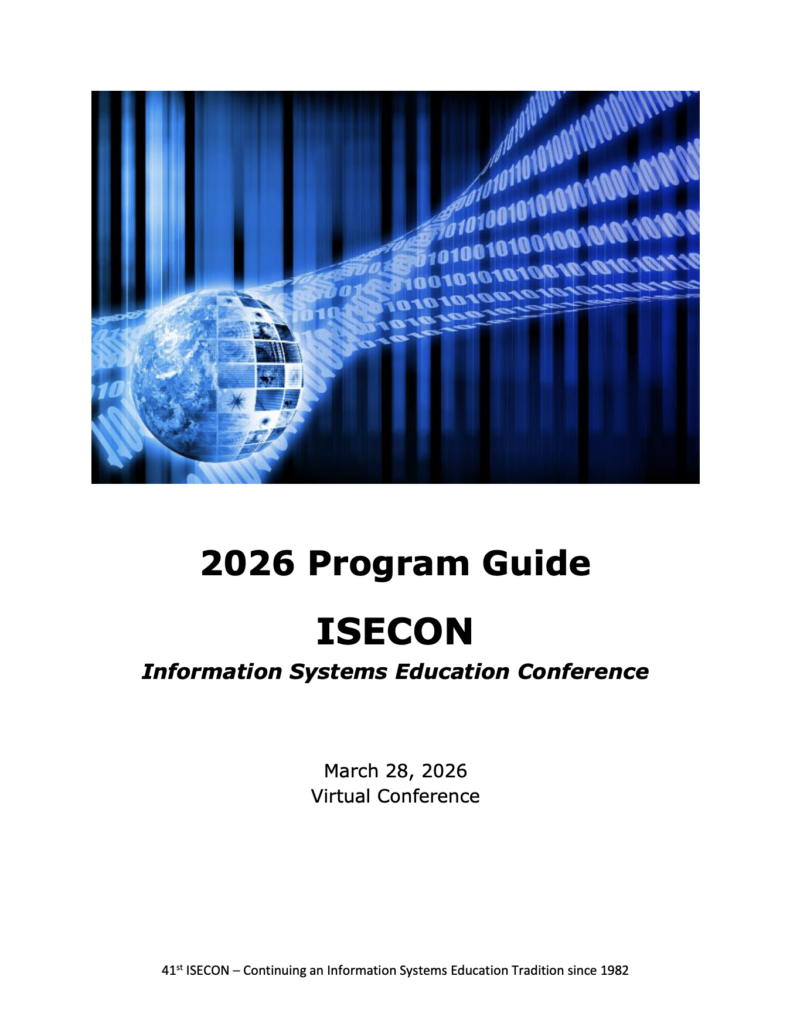 2026 Program Guide ISECON (Information Systems Education Conference)
