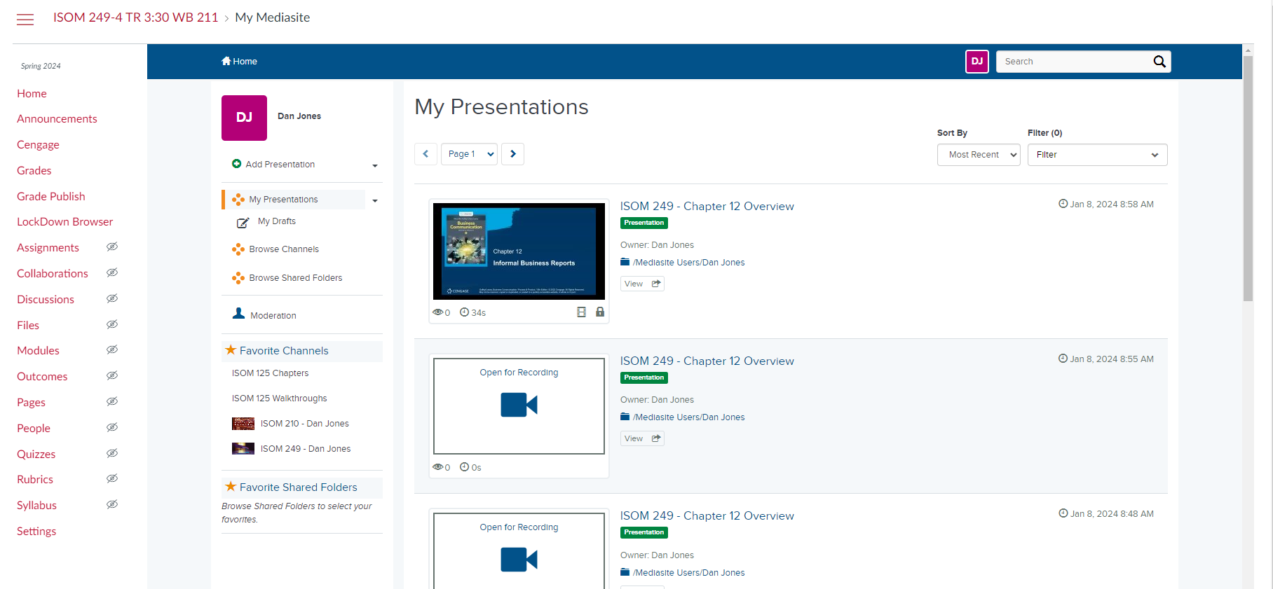 Mediasite Videos Recording and Embedding Made Easier The Teaching