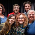 Disability Services Office staff and students pose for a photo together after the Award Ceremony. Front Row (left to right): Mac Cook, Ayvah Scarberry, Sharon Harper Back Row (left to right): Everest Woodward, Ethan Hines, Cameron Druin